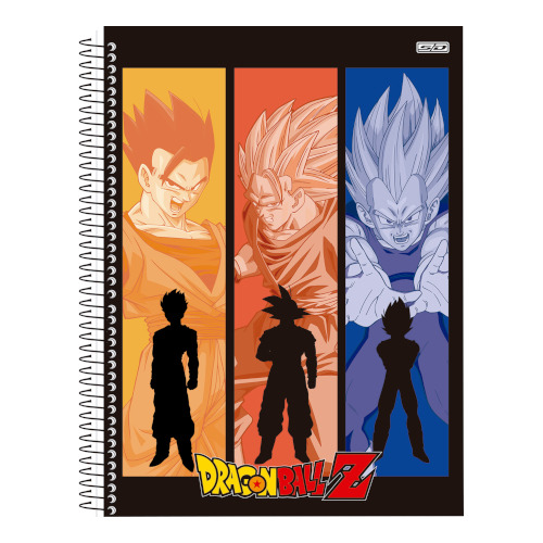 Caderno Universitário 1 Matéria Dragon Ball 80 Fls S.d Pt